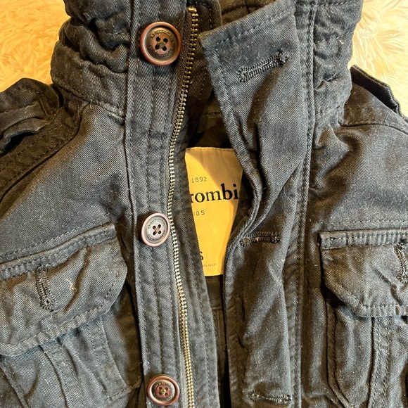 Abercrombie kids navy military jacket - Picture 6 of 7